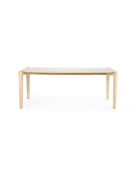 Table de repas scandinave en chêne clair Selbu