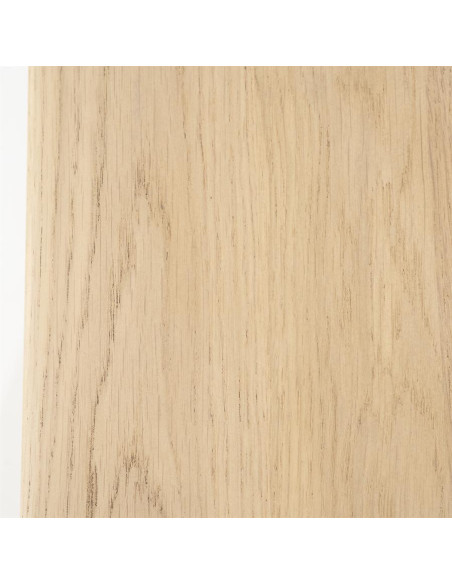 Console double plateau en chêne clair Selbu