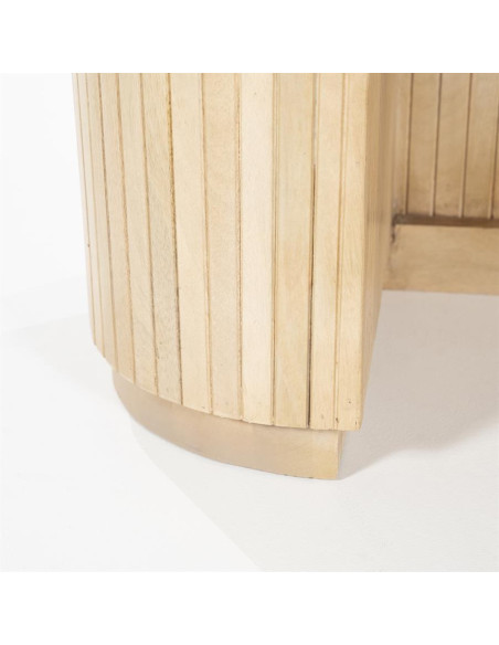 Bureau en manguier et marbre véritable Kira