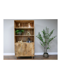 Bibliothèque en bois massif...