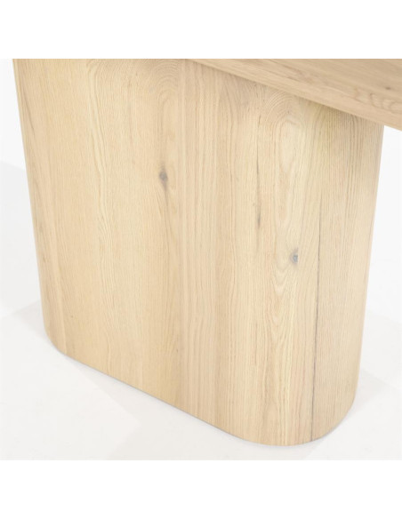 Console en bois de chêne Leon 2 m