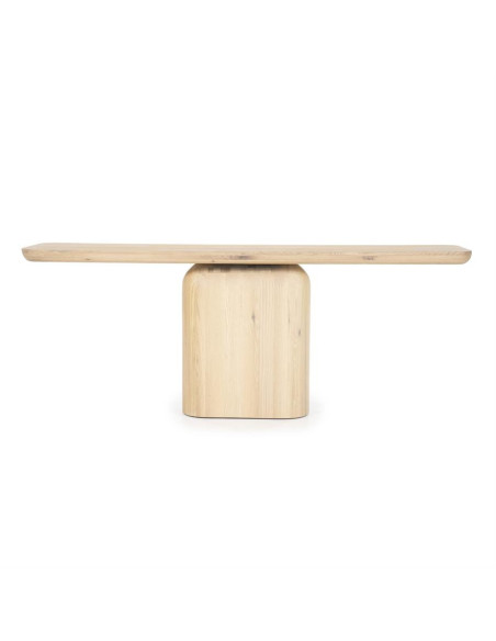 Console en bois de chêne Leon 2 m