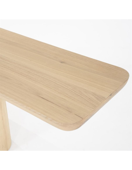 Console en bois de chêne Leon 2 m