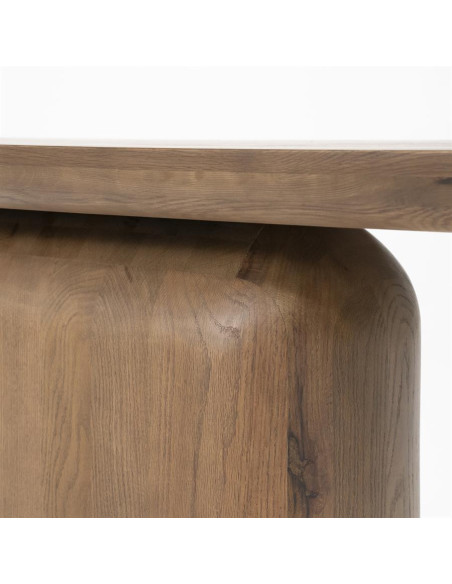 Console en bois de chêne Leon 2 m