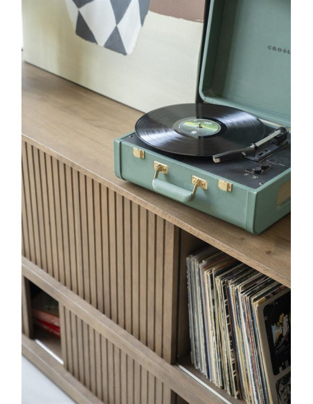 Buffet bas portes coulissantes en chêne Milo 180 cm