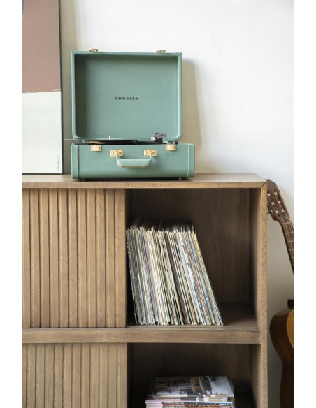 Buffet bas portes coulissantes en chêne Milo 180 cm