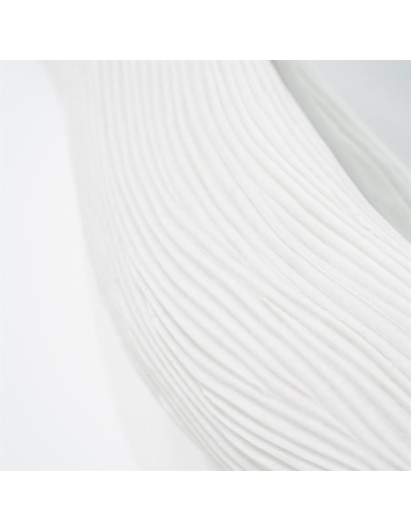 Miroir blanc style organique Alia
