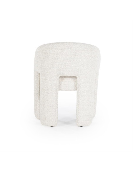 Fauteuil de repas en tissu texturé Hamilton