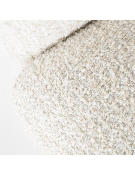 Fauteuil de repas en tissu texturé Hamilton