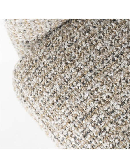 Fauteuil de repas en tissu texturé Hamilton