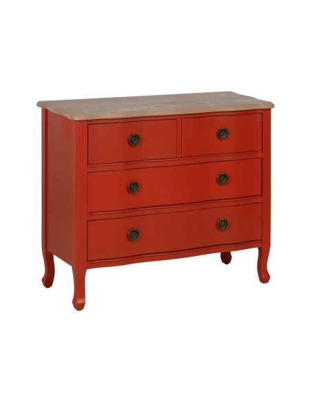 Commode pieds galbés avec 4 tiroirs