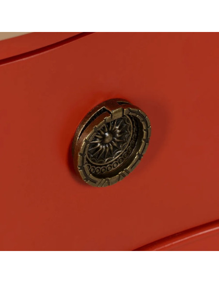 Commode pieds galbés avec 4 tiroirs