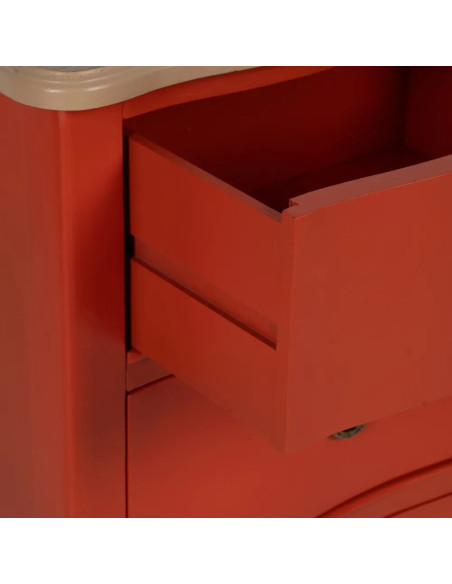 Commode pieds galbés avec 4 tiroirs