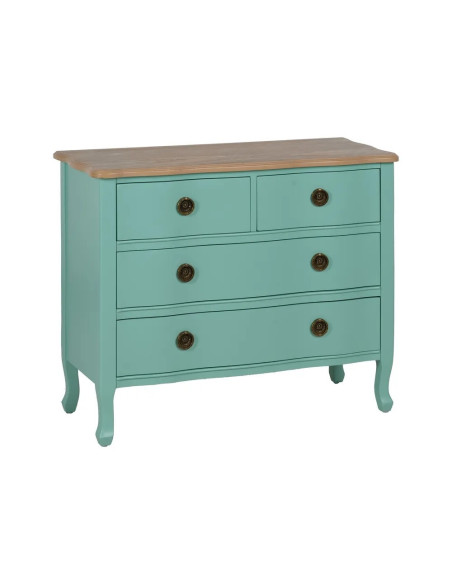 Commode pieds galbés avec 4 tiroirs