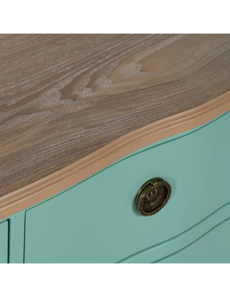 Commode pieds galbés avec 4 tiroirs