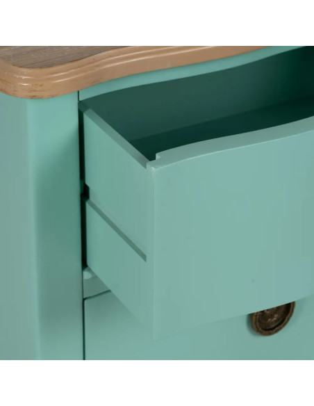 Commode pieds galbés avec 4 tiroirs