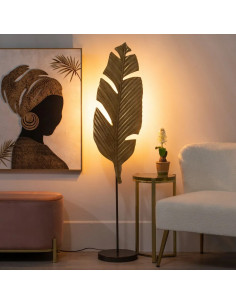 Lampe sur pied en métal...