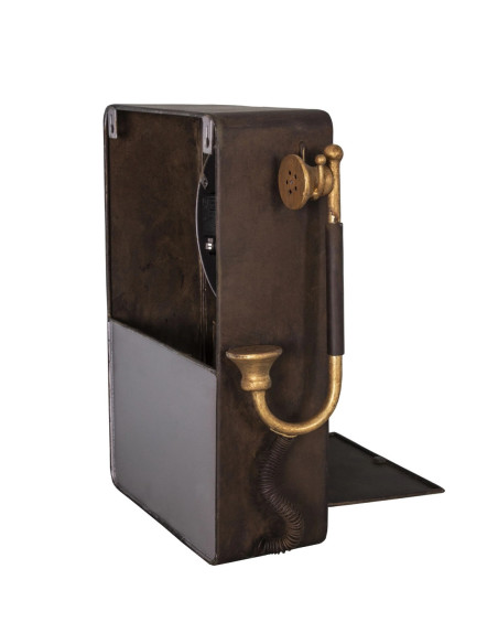 Armoire à clés murale téléphone avec pendule