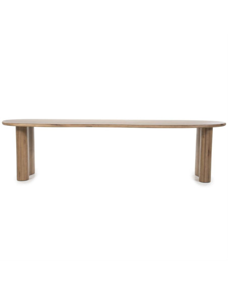 Grande table Josh forme haricot 3 m