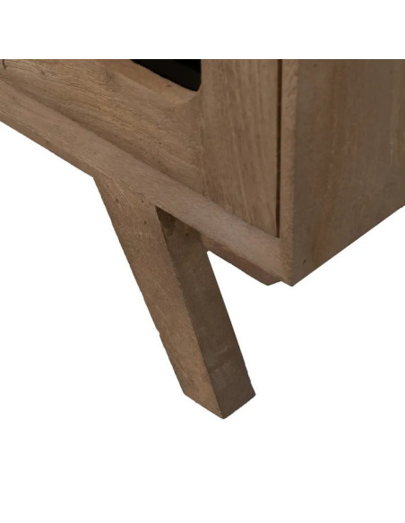 Buffet en manguier et portes vitrées Burnie