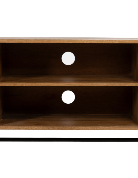 Meuble TV en bois et métal Mahon
