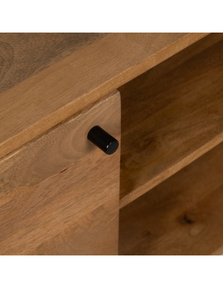 Meuble TV en bois et métal Mahon