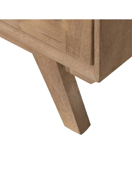 Meuble d'appoint deux portes vitrées Burnie