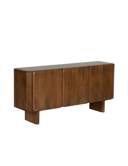 Buffet 3 portes en bois teinté Nosy