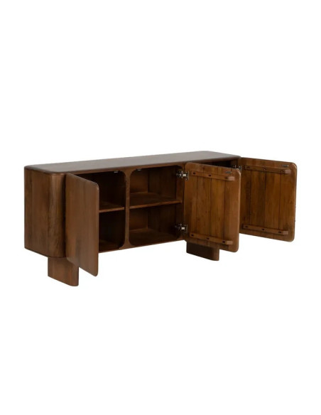 Buffet 3 portes en bois teinté Nosy