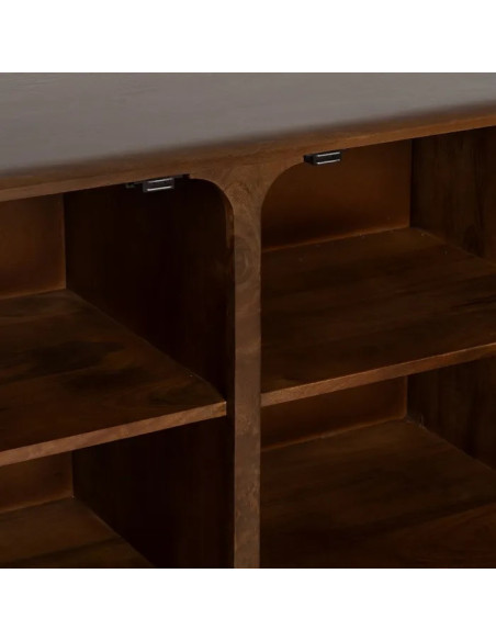 Buffet 3 portes en bois teinté Nosy