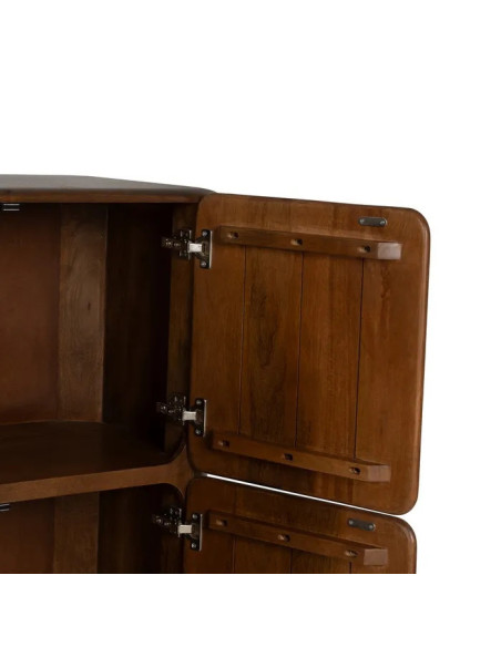 Meuble de rangement en bois teinté Nosy