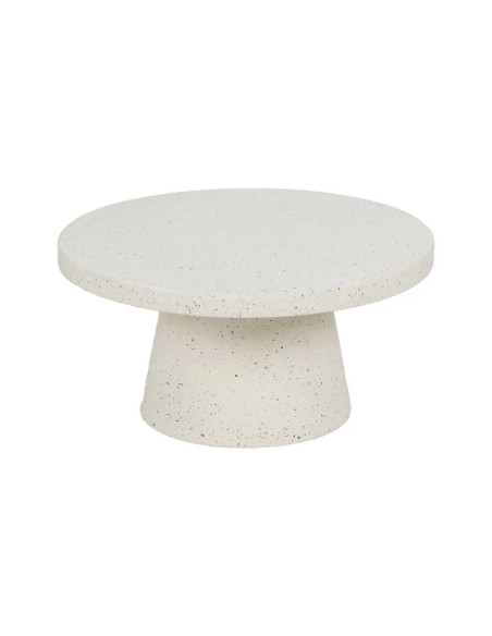 Table basse ronde en fibre de magnésium 80 cm diamètre
