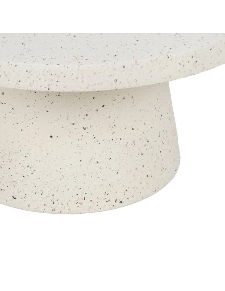 Table basse ronde en fibre de magnésium 80 cm diamètre