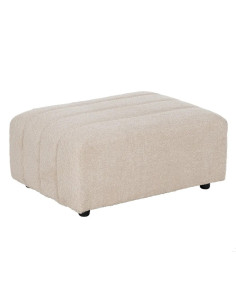 Pouf rectangulaire en tissu...