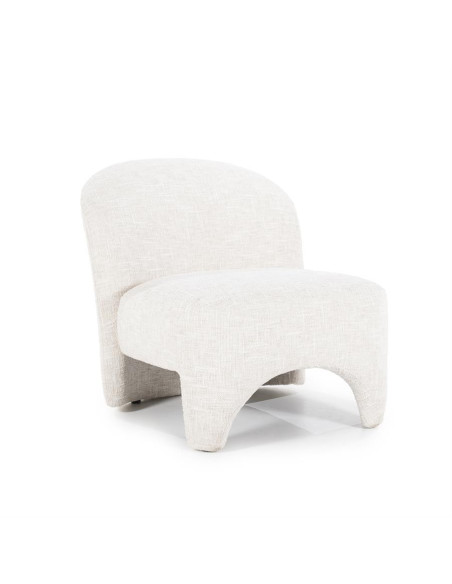 Fauteuil design en tissu Owen