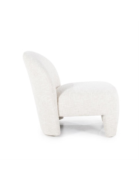 Fauteuil design en tissu Owen