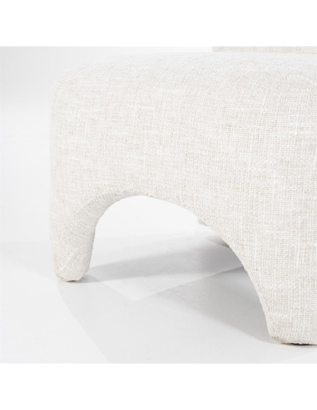 Fauteuil design en tissu Owen