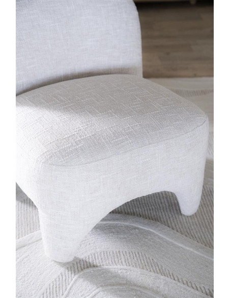 Fauteuil design en tissu Owen