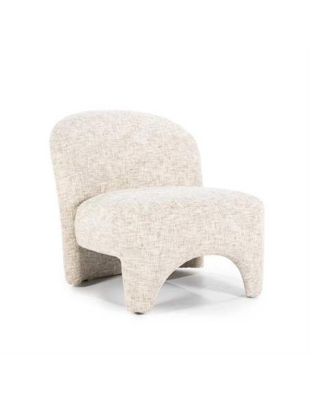 Fauteuil design en tissu Owen