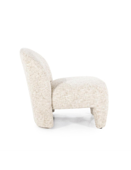 Fauteuil design en tissu Owen