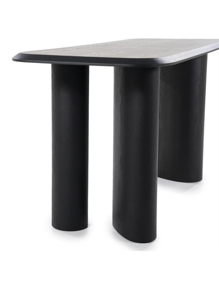 Table haute en chêne Walter 220 cm