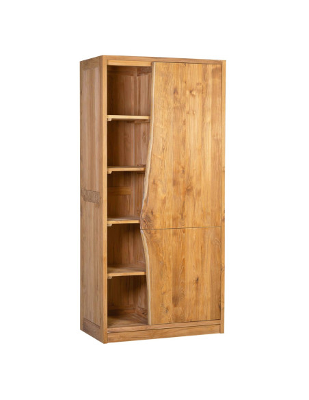 Armoire penderie en teck massif