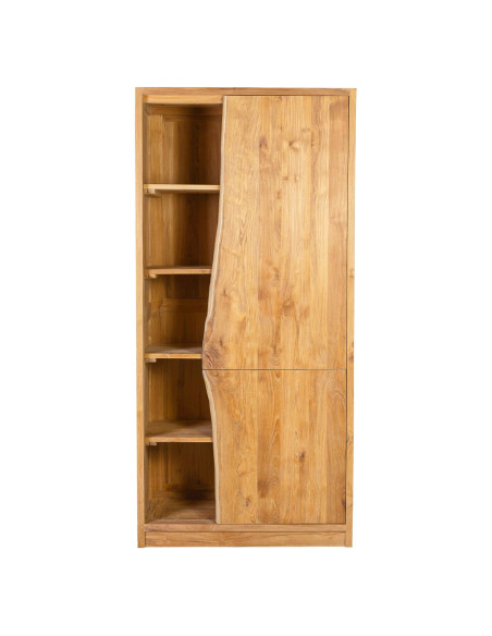 Armoire penderie en teck massif