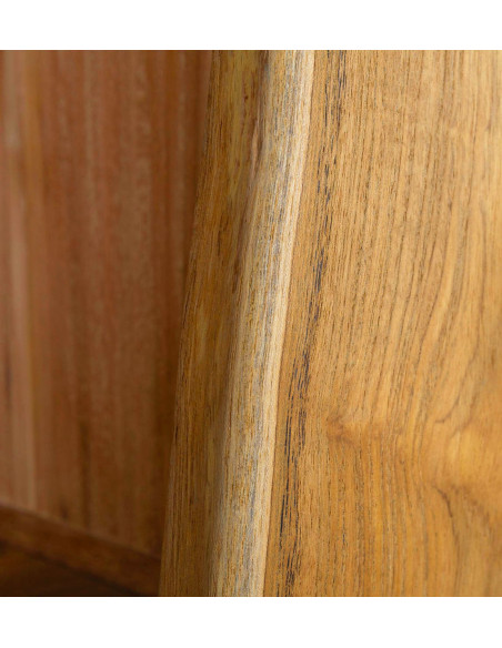 Armoire penderie en teck massif