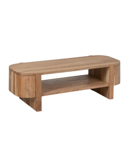 Table de salon en acacia double plateau Creel