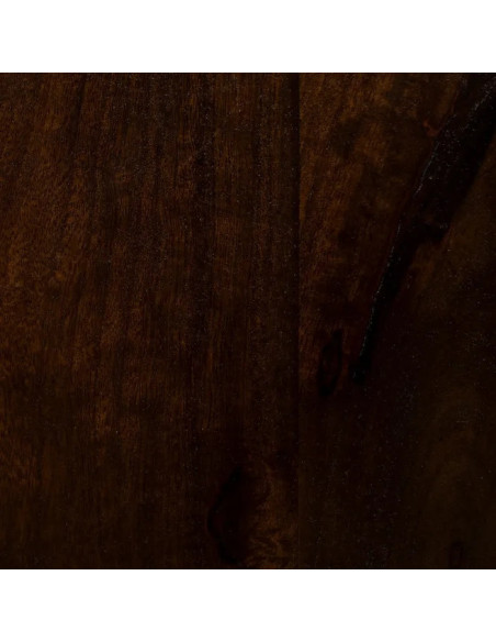 Armoire avec niche et deux portes en manguier teinté Kurt