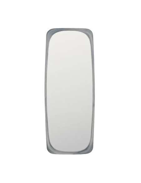 Grand miroir en bois massif angles arrondis