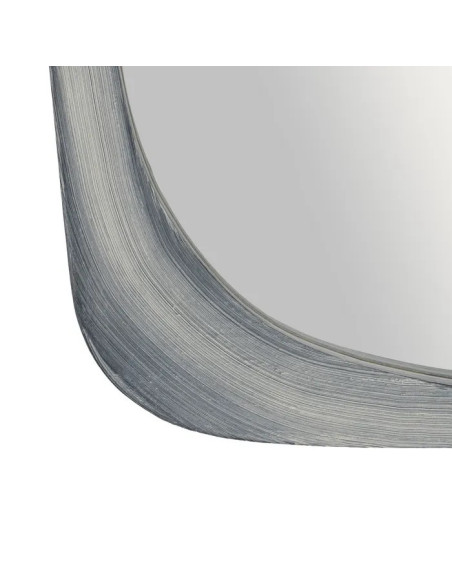 Grand miroir en bois massif angles arrondis