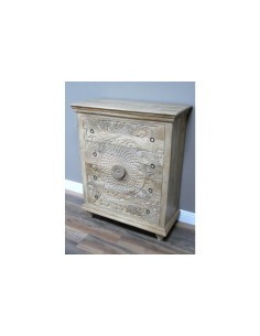 Commode en bois sculpté 4... 2