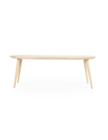 Grande table de salle à manger en chêne Elijah